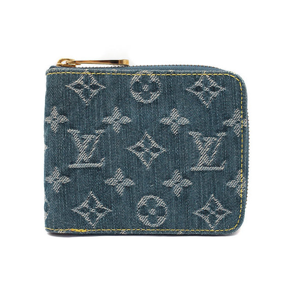 Louis Vuitton Wallet Monogram Denim Zippy - Picture 1 of 5